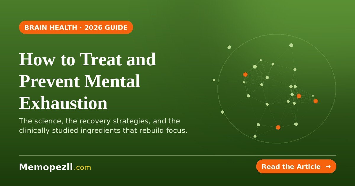 Mature adult recovering from mental exhaustion and regaining mental clarity and focus